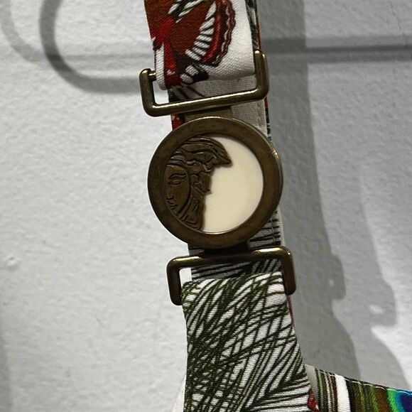 Versace Peacock Dress ~ Size 42 - Picture 7 of 16